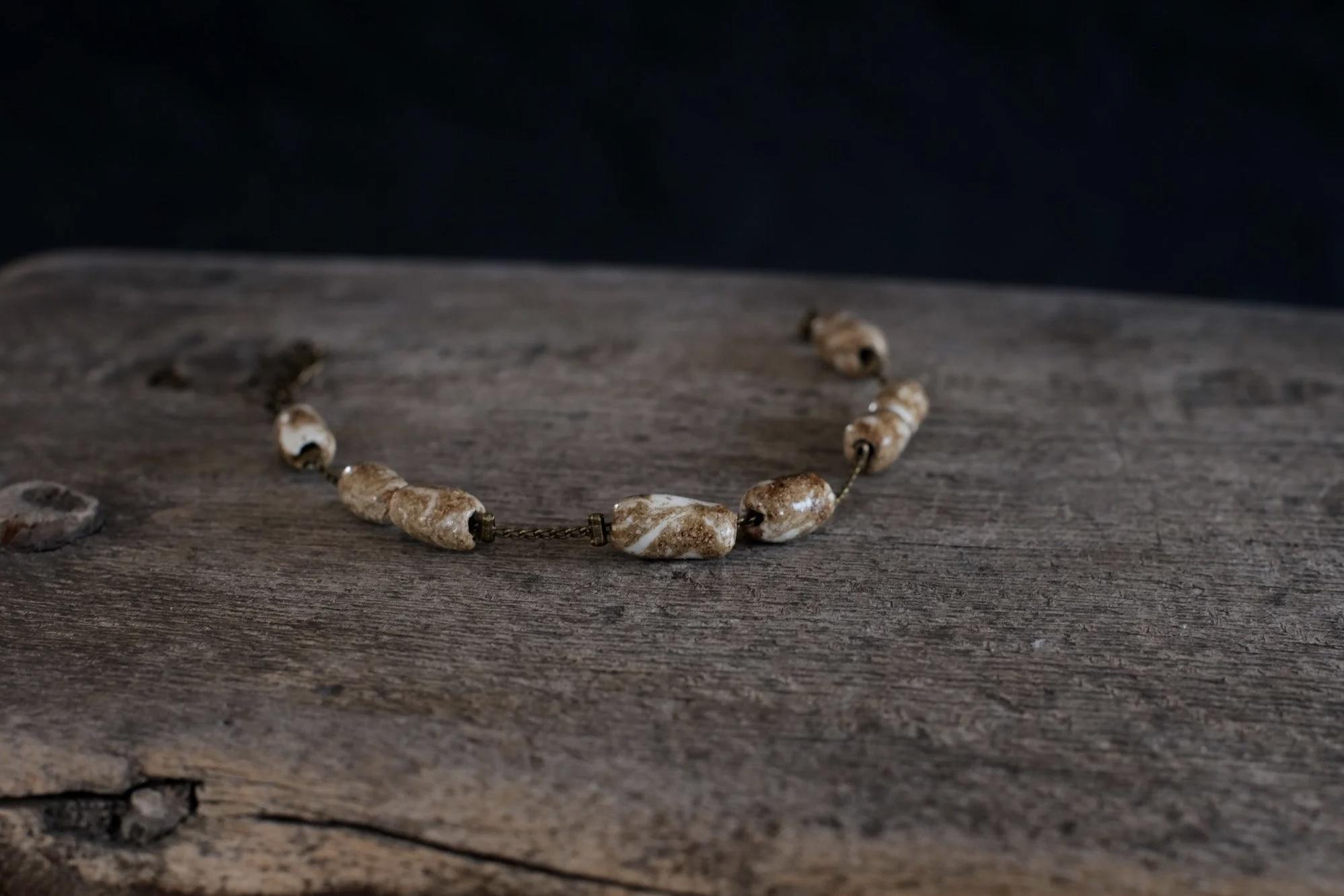 Stoneware jewelry, gallery photograph 1