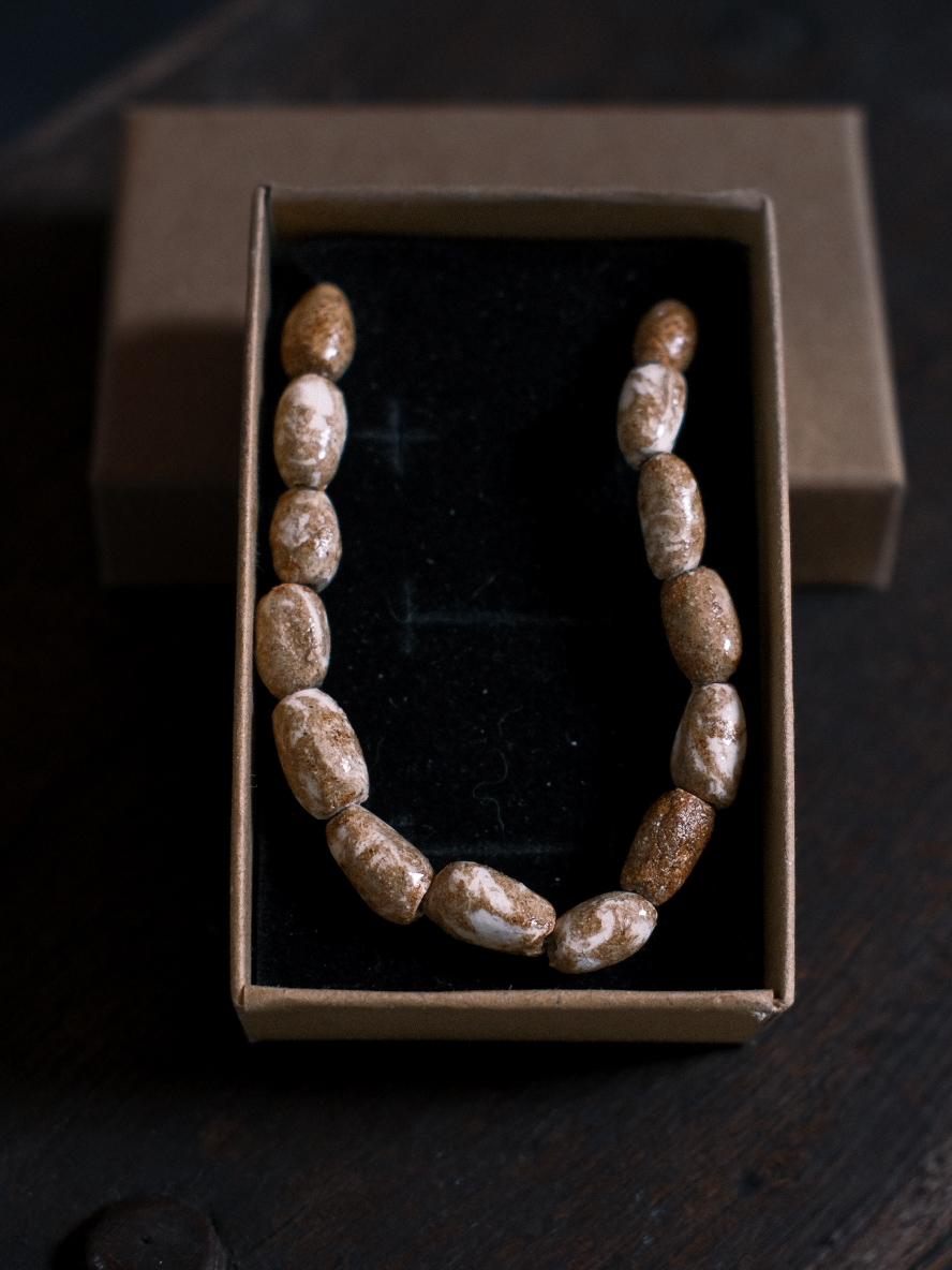 Bracelets with variegated beads