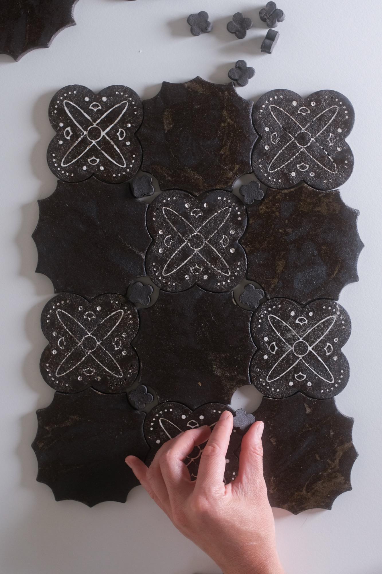 Quatrefoil - Isaac: Shapes inspired by the Gothic art period.
