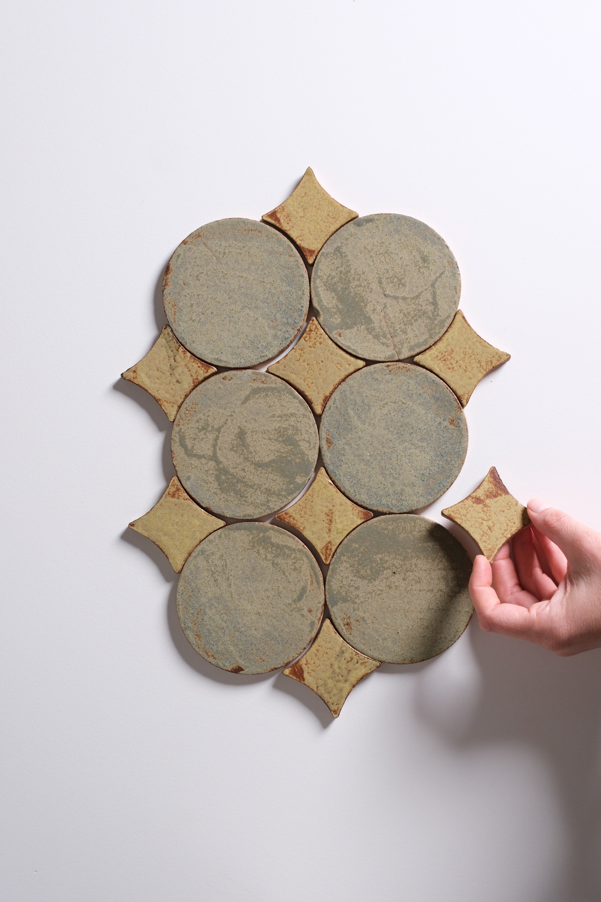 Rustic circles - Vera pattern, hero photograph